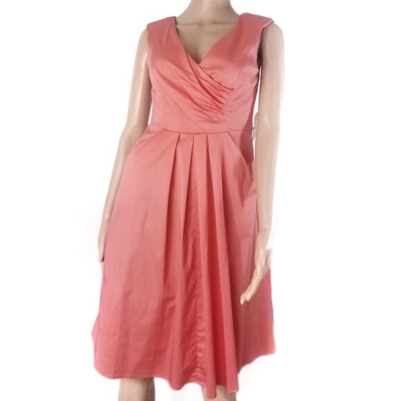 NWT Jessica Simpson | Coral Knee Length Dress - Belt missing - Picture 1 of 6